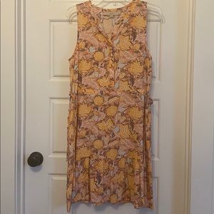 Loft Ruffle Hem Dress